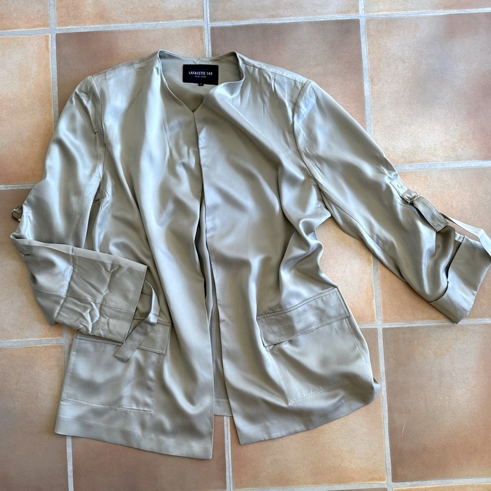 Lafayette silk blazer